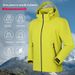 3-in-1 Women's National Standard Hard Shell Lightweight Windproof Waterproof Men's Detachable Down Liner Hiking Jacket_desvips.com