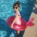 Swimming Rings Mermaid Tail Swimming Ring 110 Large Adult Life Buoy Floating Floating Water Chair Inflatable_desvips.com