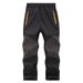 Hiking Clothings Children's Outdoor Soft Shell Pants For Boys And Girls Waterproof Breathable Plush Warm Hiking Pants Autumn And Winter_desvips.com