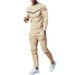 European Clothing Spring Autumn Two-piece Round Neck Long Sleeved T-shirt And Pants Set, Men's Casual Sports Set_desvips.com