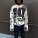 Number 19 Street Terry Cotton Hip-Hop Gothic Loose Y2k Crew Neck Long Sleeve Distressed Style Clothing_desvips.com