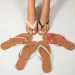 Outdoor Beach And American Hot Famous Designer Style 2025 Summer Women's New Large Size Flat Toe Clip Flip Flops Sandals_desvips.com