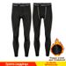 Men's Fleece Lined Athletic Leggings Quick Drying Stretchy Basketball Training Pants Warm Base Layer For Running Outdoor Sports_desvips.com