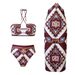 New Two-piece Swimsuit Women Fashion Sexy High-waisted Suit_desvips.com