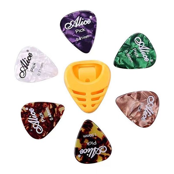 Alice Celluloid Folk Ukulele Strumming Electric Guitar Picks Wear-resistant Universal_desvips.com