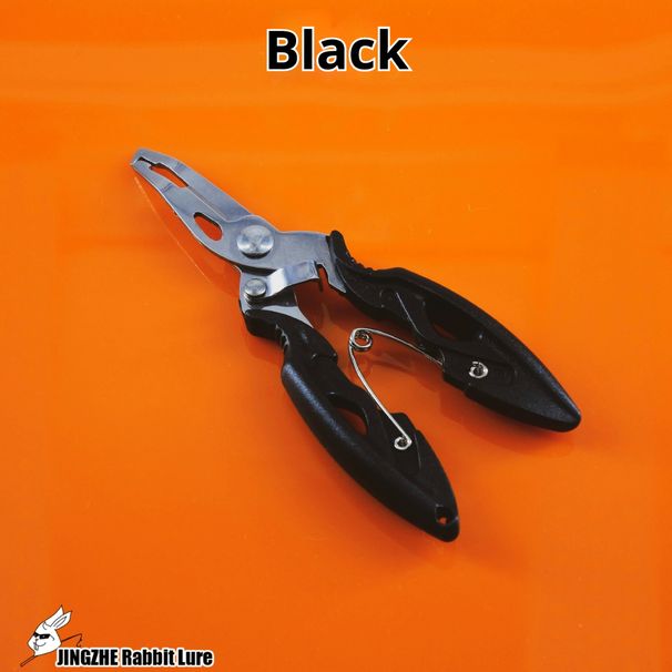 Stainless Steel Capable Of Opening Loops, Titanium Two-tone Pliers, Multifunctional Fishing Scissors, Lure Scissors_desvips.com
