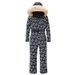 001 Women's Slim Fit Winter Outdoor Windproof Waterproof Warm Jacket Double Board One-Piece Ski Suit_desvips.com