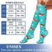 6 PAIRS Compression Flowers Animal Fruit For Men Women Nurse Socks Nurses Sport Ladies Lady Womens Running_desvips.com