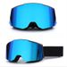 Adult Cylindrical Ski Goggles Double-Layer Anti-Fog Windproof Snow Goggles, Prescription-Friendly/HX37 HD Anti-Glare Snow Goggles_desvips.com