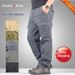 001 Summer New Multifunctional Outdoor Casual Men's Cargo Multi-Pocket Long Loose Tactical Pants Hiking Travel_desvips.com