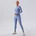 RUANTUTU Women's Winter Fleece-Lined Full-Length Yoga Bodysuit - Long Sleeve Thermal Workout Jumpsuit, Stretchy Gym Wear For Women (Black, Dark Gray)_desvips.com