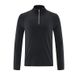 Bottom Shirt Men's Sports Quick-drying Breathable Fitness Long-sleeved Zipper Small Stand-up Collar Top_desvips.com