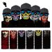 Xunyan Skull Half-Face Series Magic Headscarf Seamless Protective Warm Neck Warmer Outdoor Gear Face Mask_desvips.com