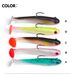 Lead-Wrapped Fish T-Tail Lure 6.5g 12.5g Single Hook Full Swim Layer Sinking Simulation Soft Bait_desvips.com
