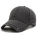New High-End Men's Hat Fashionable Handsome Baseball Pure Cotton Outdoor Sunshade Sun Protection Large Head_desvips.com