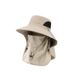 Bucket Hat Summer Sun Protection Sun Hat Men's Outdoor Mountaineering Hat Fishing Face Cover Neck Protection Integrated Hat Big Brim Sun Hat_desvips.com
