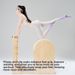 Women's Mid Length Yoga Socks Non-Slip Pilates Compression Sports Fitness Red Cotton_desvips.com
