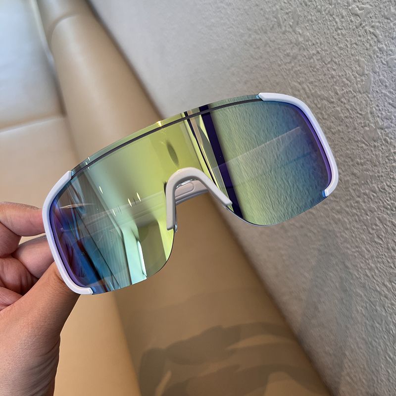 Outdoor Sports Cycling Mountaineering Skiing Windproof Goggles Sunglasses Black Mercury Oversized Frame Slimming_desvips.com