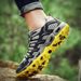 Summer quick-drying men and women breathable leather outdoor shoes non-slip hiking shoes amphibious wading_desvips.com