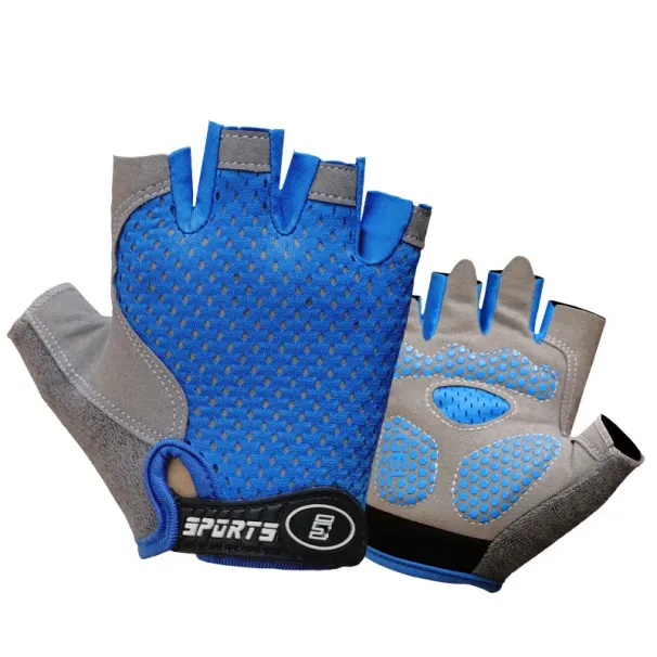 Children'sGlovesHalfFingerOutdoorSportsKidsCyclingBoysGirlsProtectionAntislipBreathableThinSpringSummerGloves_desvips.com