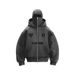 2025 Autumn Winter Double Hood Ninja Cardigan Hoodie Sweatshirt Russian Mask Zipper Jacket_desvips.com