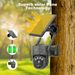 4G Solar Camouflage Hunting Surveillance Camera 360 Degree High Definition Indoor And Outdoor_desvips.com