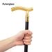 Golden Flower Wheatear Pattern Luxury Fashion Walking Stick For Party Decorative Cane Elegant Crosier Knob Walking Stick 93cm_desvips.com