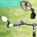 1/2pcs Bike Rearview Mirror 360° Adjustable Rotatable Handlebar Convex Mirror Safe Wide Angle For Bicycle Cycling Outdoor Sports_desvips.com