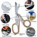 Sanke Rescue Emergency Scissors/Scissors Case Tool Stainless Steel Foldable Trauma Shears Strap Cutter Glass Break_desvips.com