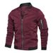 Spring Autumn Men's Bomber Casual Lightweight Jacket For Men Sports Windbreaker Zip Up Coat With Pockets Clothing_desvips.com