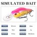 Noise Bead Long Distance Diving Rock Fat Minnow Bait 7.1cm7g Strengthen Three Hooks Fishing Gear Products_desvips.com