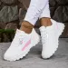 Sneakers Women Lace Up Flats Ladies Outdoor Running Walking Shoes Comfortable Breathable Female Footwear Big Size_desvips.com