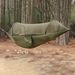 Automatic Outdoor Anti Rollover Double Camping Artifact With Mosquito Net, Home Swing, Hammock, Nylon_desvips.com