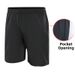 Men's Quick Drying Sports Fitness Pants Loose Breathable Basketball Running Training Casual Five Point Shorts_desvips.com