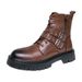 NEW Luxury Brand Black Men's Chelsea-Boots Gothic Biker Boots Men's Casual Leather Outdoor Shoes Ankle Boots For Men_desvips.com