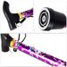 Walking Sticks For Elderly Women Men Lightweight Foldable Telescopic 93cm Adjustable Folding Floral Metal Cane Climbing Hiking_desvips.com