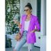 Women's clothing long sleeved small suit OL temperament professional slim top jacket_desvips.com