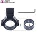 25.4mm/30mm Sight Holder 25.4mm Flashlight Holder Fixture Aluminum Alloy Sight Holder_desvips.com