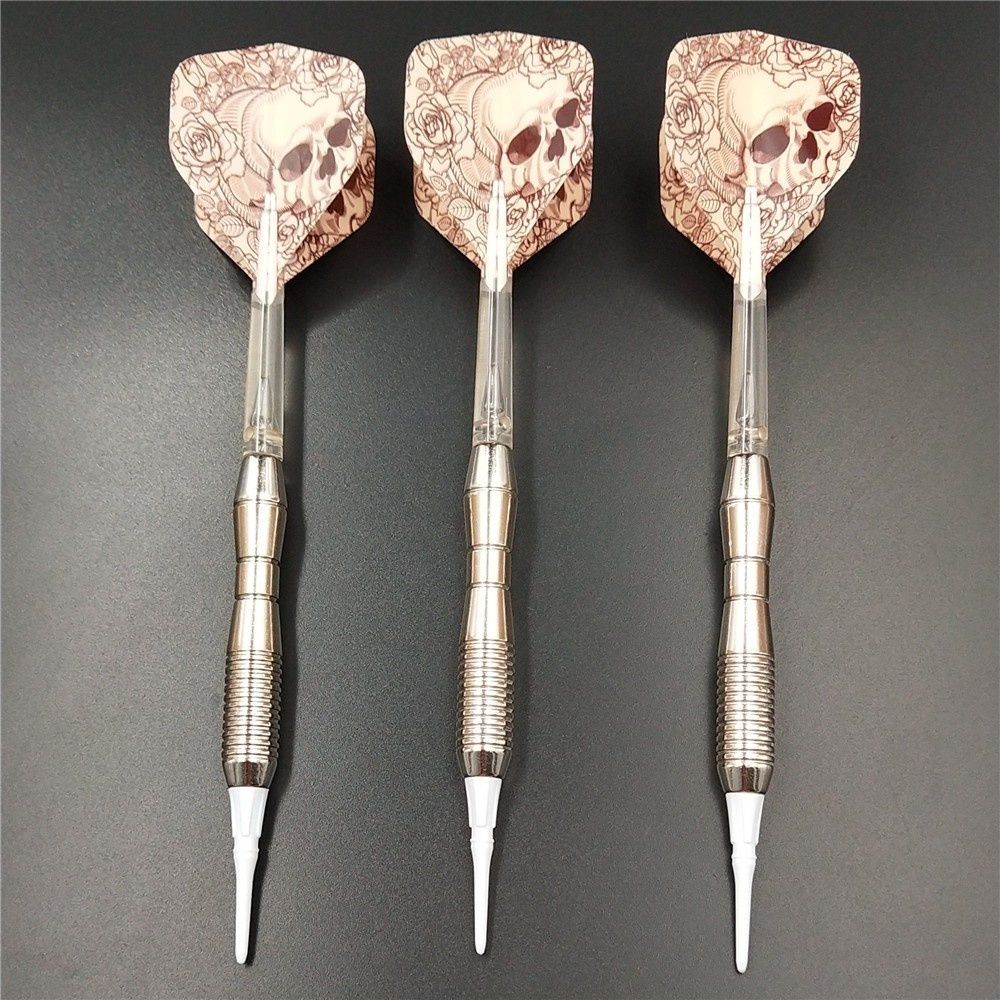 Fox Smiling 3pcs Soft Tip Dart Electronic 17g 146mm Darts With Nylon Shafts_desvips.com
