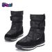 Ski Boots New Winter Travel Parent Child Snow Boots Mid Tube Children's Warm Cotton Shoes_desvips.com