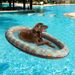 Inflatable Dog Float PVC Pet Pool Lounger With Safety Rope Summer Waterbed For Dogs Cats Floating Pet Bed For Lake Beach Backyard_desvips.com