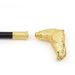 Golden Camel Head Walking Cane Fashion Walking Stick Gentleman Luxury Crosier Knob Walking Stick 93cm_desvips.com