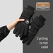 Winter For Men And Women, Warm, Fleece-Lined, Thickened, Touchscreen, Windproof, Waterproof, Outdoor Cycling, Hiking,_desvips.com