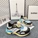 2025 Autumn New Genuine Leather Mesh Thick-Soled Couple Dad With Tight Loose Buckle Sports Casual Shoes Men And Women_desvips.com