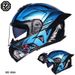 Motorcycle helmet men's and women's uncovered helmet double mirror winter tail half full cover_desvips.com