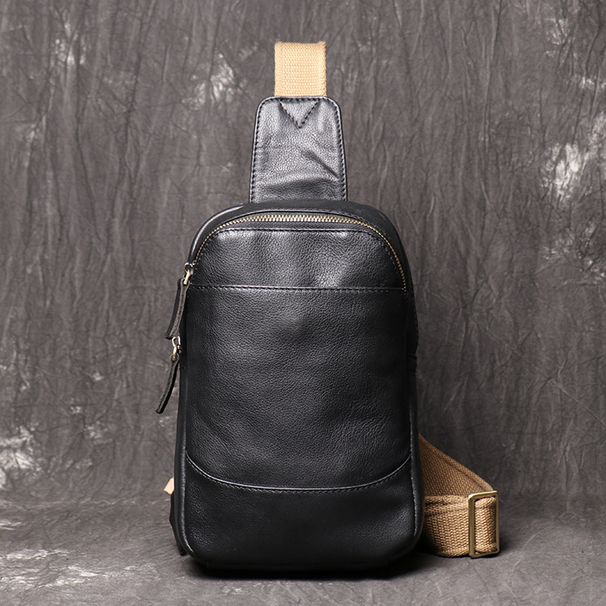 Outdoor Casual Retro Top Layer Leather One-Shoulder Crossbody Bag_desvips.com