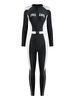 One-Piece Diving Sleeve Long Pants Sun Protection UPF50+ Swimsuit For Women Snorkeling Surfing Jellyfish Suit_desvips.com