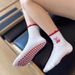 Women's Yoga Socks Non Slip Mid Calf Floor Socks For Fitness Dance Pilates Professional Autumn Winter Sports_desvips.com