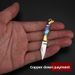 Pocket Brass Parcel Portable Package Opener Keychain Mini Folding Knife_desvips.com
