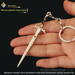 Baldur's Gate 3 Merchandise: Mini Gith Yonkai Long Sword Alloy Weapon Model, Small Keychain Pendant Ornament_desvips.com